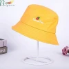 Creative Fall New Strawberry Embroidered Monogrammed Matching Cap Fashionable Fisherman Hat Wide Brim Bucket Hat