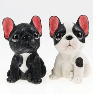 Creative French Bulldog Resin Crafts Ornaments Cute Novelty Dog Resin Animal Decoration Home
