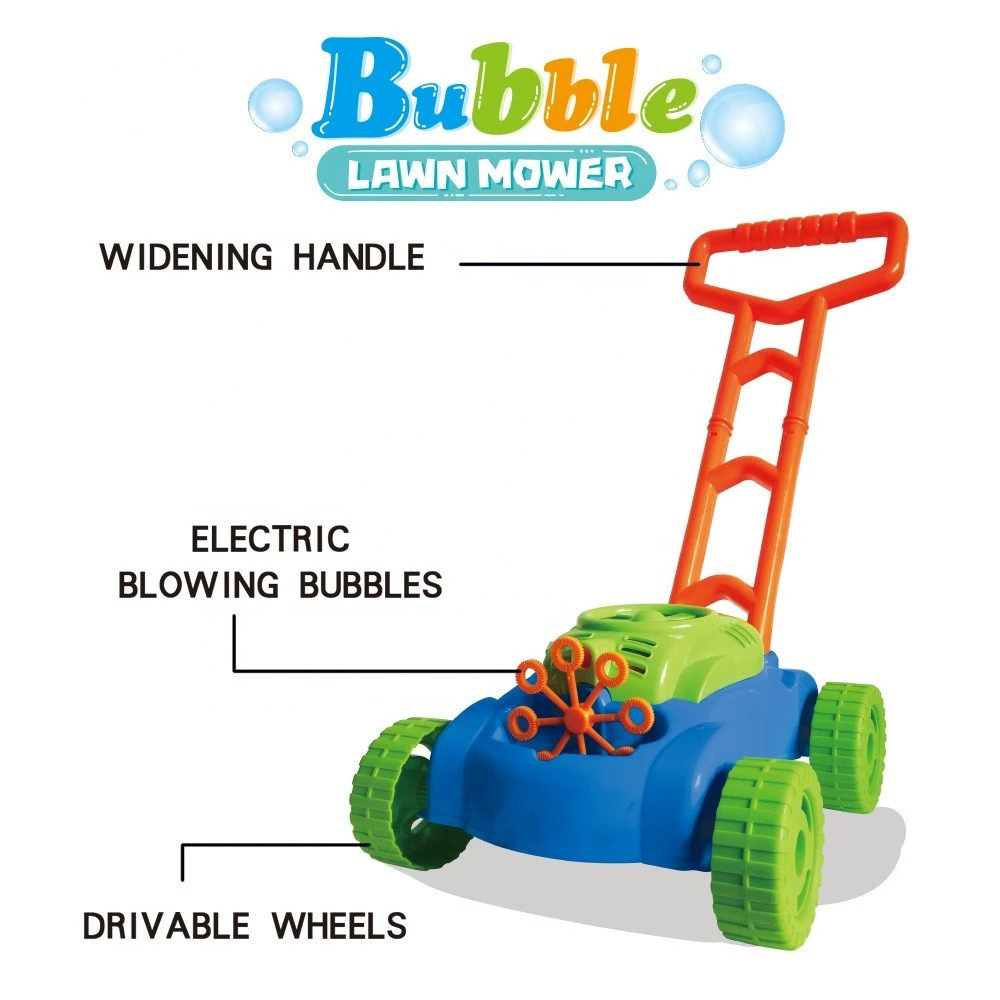 Creative Home Garden Interactive Pushing Car Automatic Bubble Machine Maker Blower Baby Kids Toy Gift New