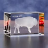 Cristal Glass Personalized Blank Cube for Laser Engraving Crystal Crafts