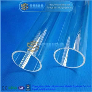 Crystal Quartz Tube, High Temperature Quartz Glass Tube for Furnace