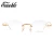 Import Custom 18K Gold Round Glasses Frame Unisex Business Casual Eyewear Frames EH009 from China