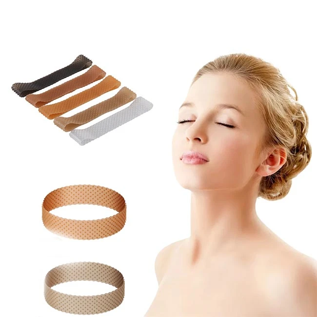 custom 2020 hot sell New idea lady girls elastic make up headband yoga sports fashional silicone hair band for wig