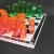 Custom Acrylic International Chess Game Board Color Round Stick Chess Plexiglass Silk Impression Chess Board Plastic Unisex