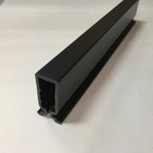 Custom black ppo plastic extrusion profile channel pvc abs pmma pc ps pe pp tpe tpu channel strip cover rigid and soft