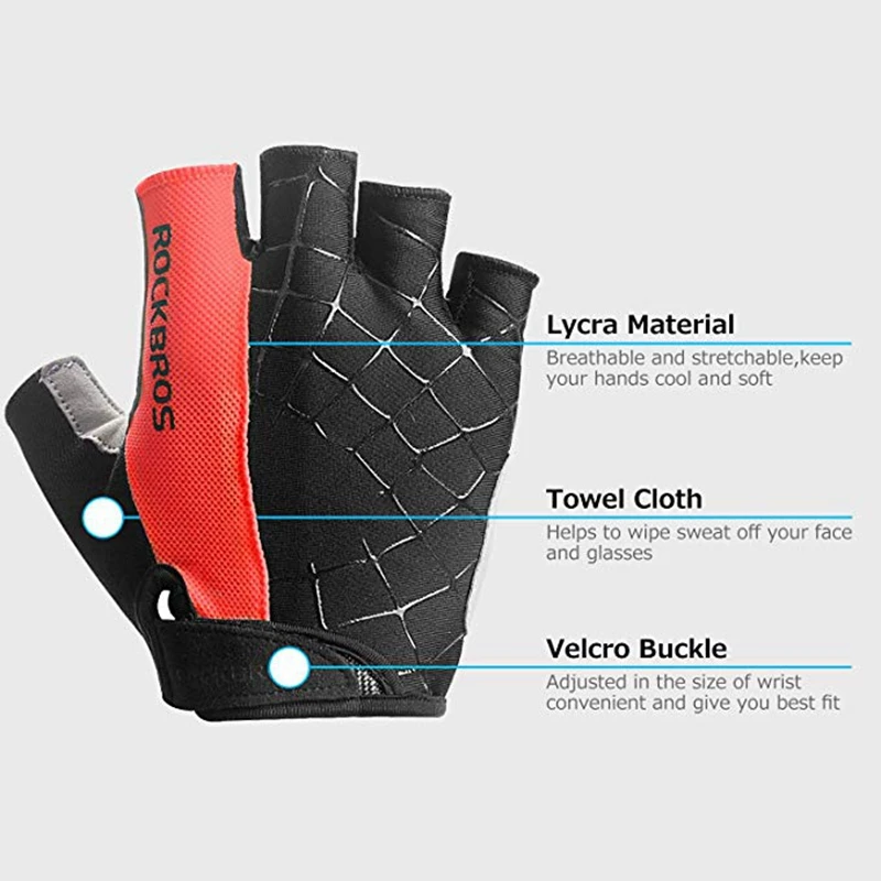 Custom Breathable Mittens Racing Motorbike Sport Road Cycling Gloves Bike Gloves