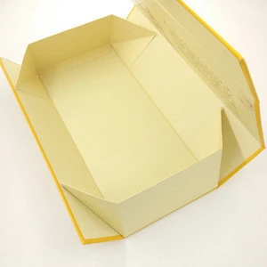 Custom clamshell folding box flip magnet tea folded packaging box