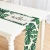 Import Custom decoration table runners digital printing green leaf burlap table runner  size 30*160cm from China
