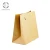 Import Custom design brown kraft punch hole carry paper bag with your own logo from China