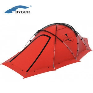 Custom Double Decker 4 Season 2 Person Waterproof Dome Camping Canopy Tent Outdoor Sale