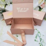 Custom Factory Underwear Luxury Gift Cardboard Paper Flat Folding Packaging Black Leopard Print Stripe Collapsible Boxes
