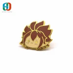 Custom hard enamel pin high quality metal lapel pin with butterfly clutch and backing card lapel badges factory price