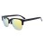 Import Custom Logo Men Half Rimless Frames UV400 Polarized Lens Sunglasses for Male from China