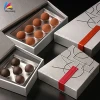 custom luxury chocolate mooncake paper box for gift packaging