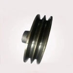 Custom made fabrication heavy duty hanging industrial V belt aluminum roller pulley rope lifting pulley