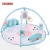 Import custom musical foot pedal fitness frame baby crawling activity carpet round baby gym play mat with piano, rattle,  pillow from China