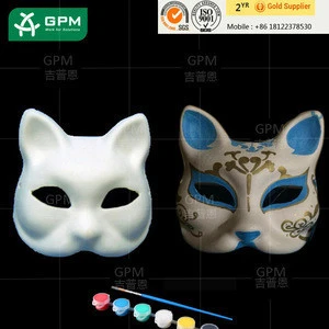 Custom Painting Woman Halloween Party Paper Masquerade Face Masks