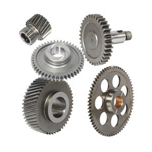 custom power take off gear parts metal steel spiral bevel ring spur gears