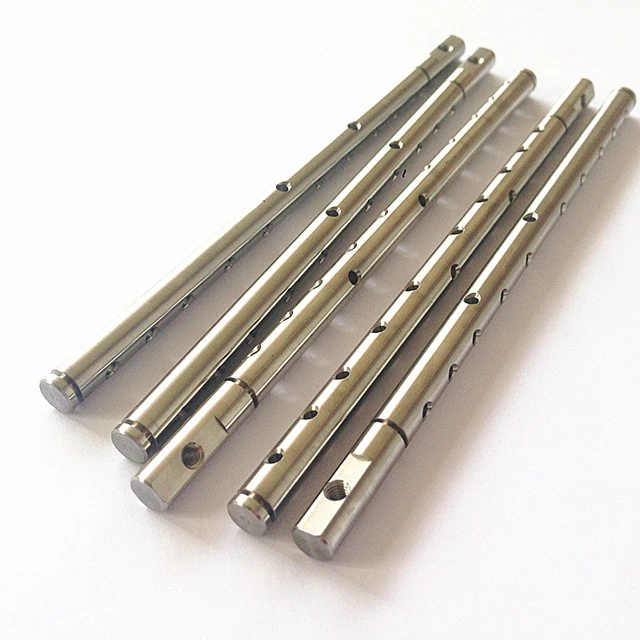 Custom Precision Hardened Steel Linear Small Shaft Polishing Stainless Steel Knurled Shaft