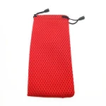 Custom printed mesh sunglasses bag / glasses packaging / mesh bags