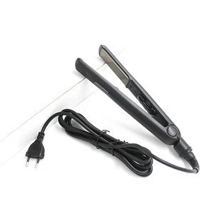 custom Private Label Hair Straightener LCD Display and Curling Iron Portable Ceramic Plate Flat Iron Straightener and Curler