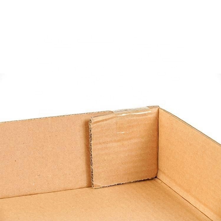 Custom rectangular colored cardboard carton packaging corrugated box