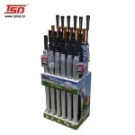 Custom retail store POS umbrella cardboard display stand umbrella display holder paper umbrella display rack