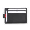 Custom rfid blocking front pocket business id card genuine leather credit visa card holder wallet for men