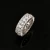 Import Custom White Gold Plated AAA CZ Diamond Wedding Engagement Ring from China