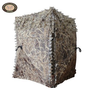 Custom wholesale 3D leaf foldable waterproof 3 face direction camo camouflage fence hunting