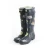 Import Custom woman Natural Rubber Knees Rain Boots Printing Gumboot waterproof boots from China