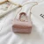 Import Customized fashion handbag designer chain messenger bag girl wild handbag princess PU mini small bag from China