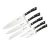 Import Customized Logo 6PCS Stainless Steel Kitchen Knife Set with Knife Block from China