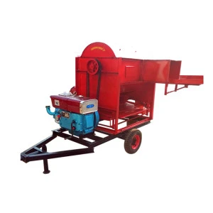 Customized multifunctional diesel engine rice legume grain thresher machine