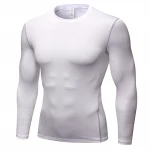 Customized new design plus size Athletic running sports wear Compression Gym Mens ftitness T Shirts