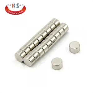 Customized Size N52 Permanent Neodymium Magnet NdFeB Diametrically Magnetized Cylinder Magnet