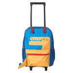 Customized Trolley School Bag Book Bag with Wheels with All Over Full Printing