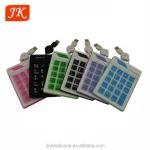 customized water proof silicone rubber keyboard mini USB flexible numeric keyboard