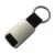 Import customrised original square real leather and metal keychain from China