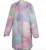 Import D3698 Customization Winter Faux Fur Long Tie Dye Coat For Women from China