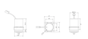 Dc 4.5V induction pulse solenoid valve