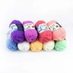 Deepeel YC020 DIY Hand Knitted Material Cotton Knitting Cords Crochet Milk Wool Acrylic Cotton Yarn