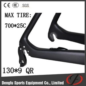 DENGFU hot selling China carbon bike frame BB30 BSA BB86 ROAD carbon fiber bicycle frame fm208