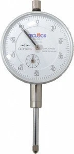 Dial gauge and indicators (0.0005-0.1mm) by Teclock. Made in Japan