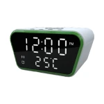 Digital Alarm Clock 15W Fast Charging Station Wireless Charger with Alarm ClocK Alarm Clock Wireless Charging
