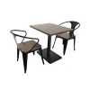 Dining  Wooden Furniture Metal Restaurant Chair and Table Sets