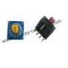 Dip Rotary Coding Switch  16 Position 4x1 7mm Flat Handle