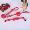 Direct selling tug of war training chew rope cotton rope toy set high quality dog molar toy