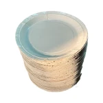 Disposable White Paper Plates for Wedding Occasions Customizable Sizes India made