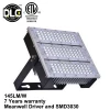 DLC Listed Aluminium IP67 Outdoor 100W 200W 300W Solar Street Industrial LED Integrated Flood Light for Public light Tennis